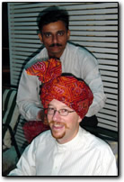 Eric with a turban